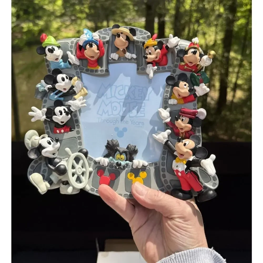 Mickey Mouse Walt Disney Through The Years Faces Picture Photo Frame New In Box!